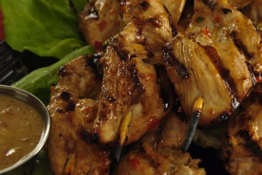 Chicken or Steak Satay