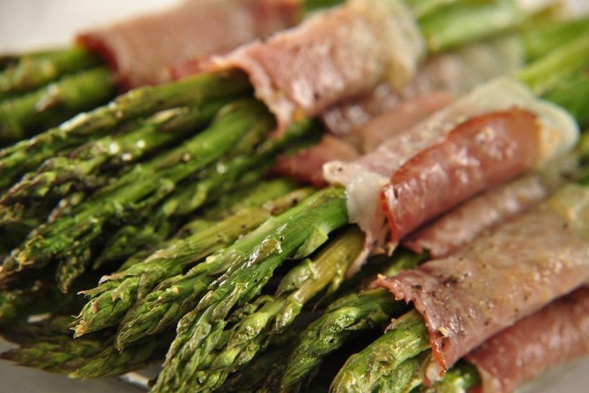 Asparagus Wrapped in Prosciutto