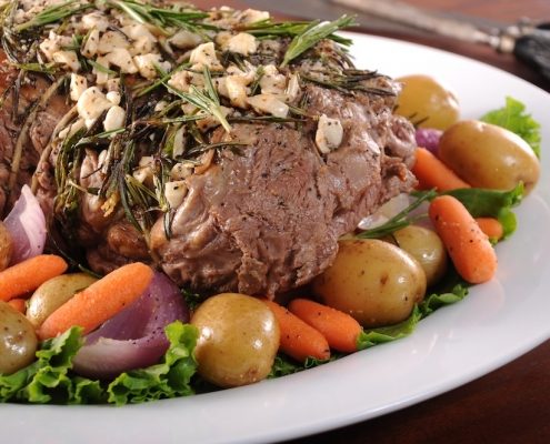 Rosemary Roasted Leg of Lamb