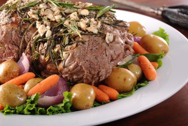 Rosemary Roasted Leg of Lamb