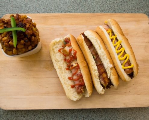 Cowboy Beans & Jalapeño Dogs