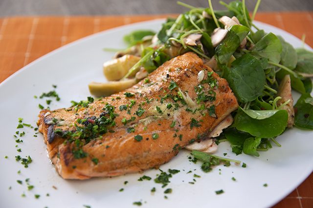Seared Sockeye Salmon - The Chef's Kitchen | Ingles | Catering