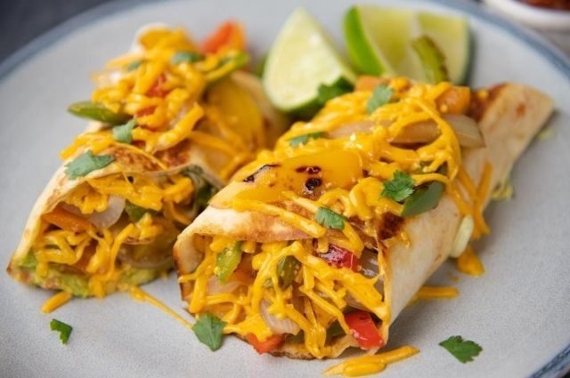 Grilled Vegan Tortilla Wrap - The Chef's Kitchen | Ingles | Catering